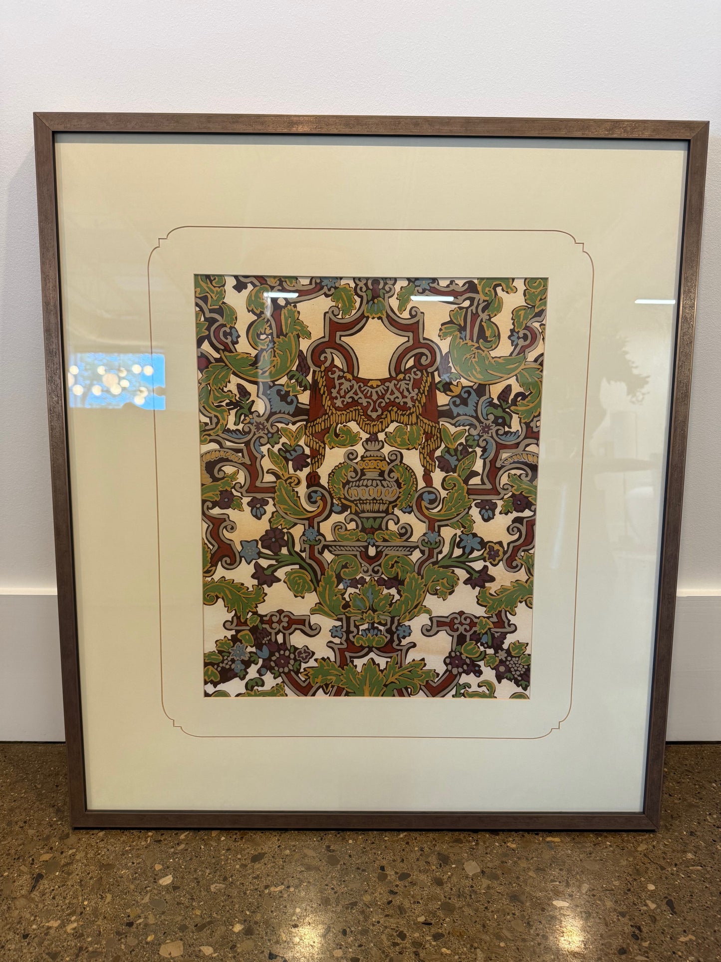 Damask Framed Art