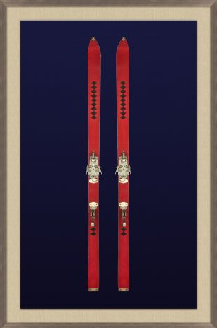 Antique Skis Navy 2