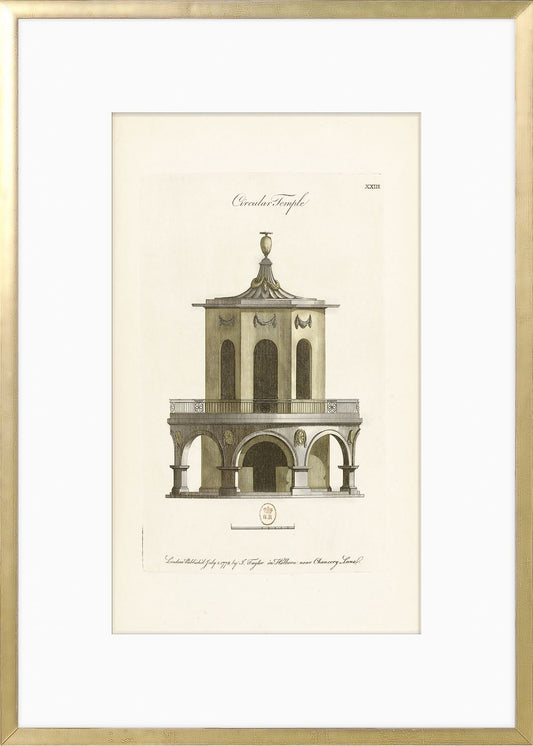 Engraving - Circular Temple, 1778