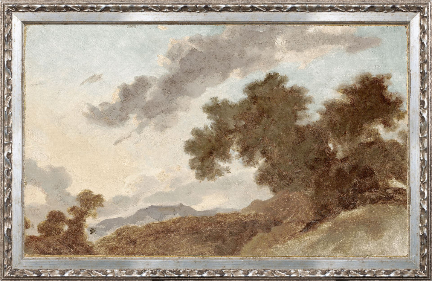 Petite Scapes - Mountain Landscape at Sunset C. 1765
