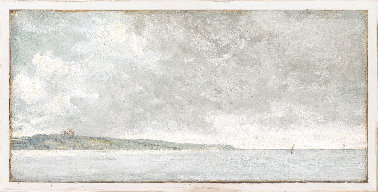 Petite Scapes - Coastal Scene with Cliffs C. 1814