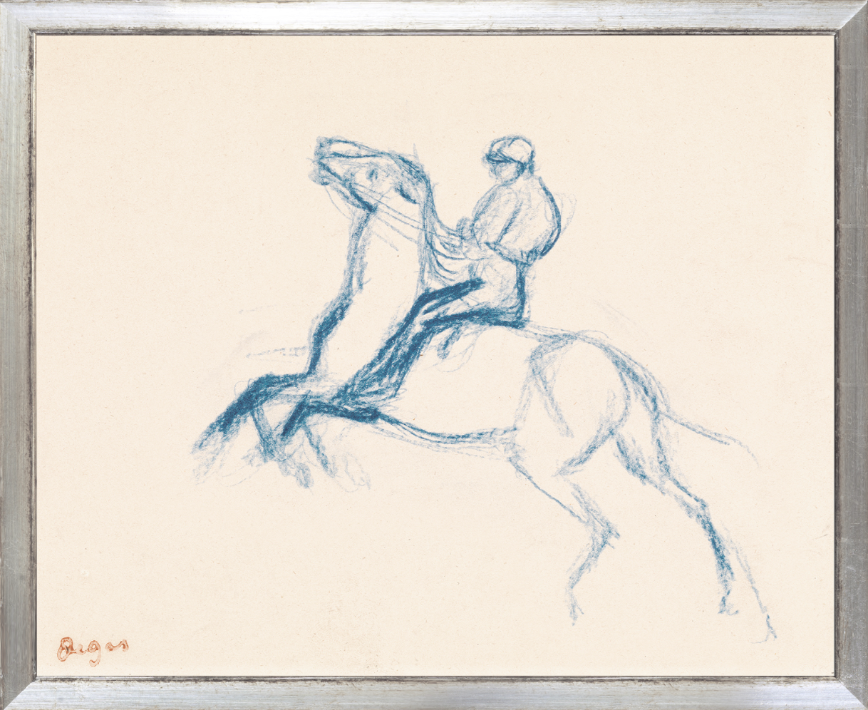 Jockey on Horse, 1869