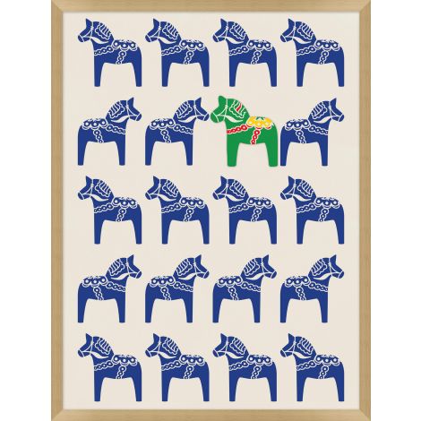 Dala Horse Green